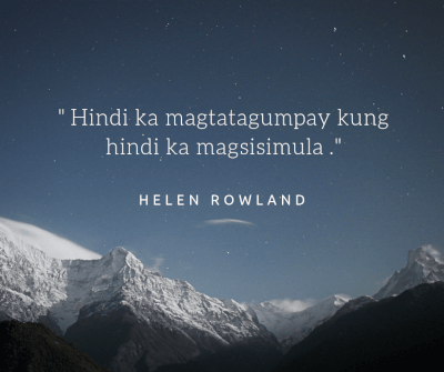 20 Tagalog Motivational Quotes For Business Reference - vrogue.co