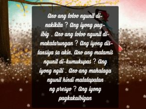 Image of sweet message for best friend in tagalog